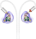 Vibes 202 Wired Earbuds - HiFi in Ear Monitor Headphones – Professional Noise Isolating Ear Buds - Clear Sound, Deep Bass & Comfort-Fit IEM Earphones - MMCX to 3.5mm, Silver Plated Cord, Carrying Case