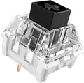 Kailh Box Black Switches for Mechanical Keyboard,3-Pin 60gf Linear/Factory Lubed/Dust&Waterproof Switches(Kailh Box Black,72Pcs)