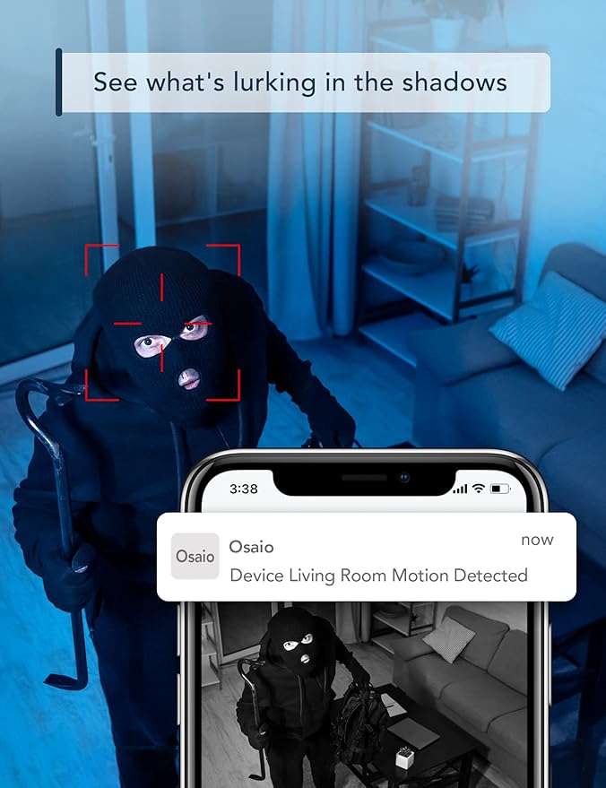 GNCC 2K Indoor Security Camera, 2 Packs Cameras for Home Security Wi-Fi Cameras, Motion/Sound Detection, Night Vision, 2-Way Audio, Real-Time Alert, Cloud & SD Card Storage, 2.4G WiFi Only