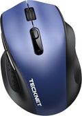 TECKNET Wireless Mouse for Laptop, Silent Mouse Quiet Click, Computer Mice Wireless, 6 Adjustable 4000 DPI Computer Mice