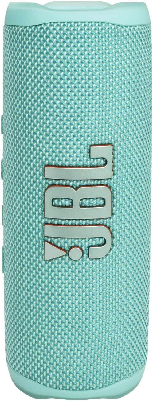 JBL FLIP 6 Waterproof Portable Speaker Bundle with gSport Silicone Sleeve (Teal)