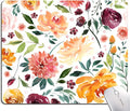Mouse Pad, Premium-Textured Mouse Mat, Non-Slip Rubber Base Mousepad for Laptop, Computer & PC,9.5×7.9 in,Watercolor Peony Flower