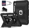 for iPad 11 Inch (A16) 11th /10th Generation 10.9 Inch iPad Case 10th Generation with Shoulder Strap,Heavy Duty Shockproof Cover for i Pad 11th/10th Gen,Black