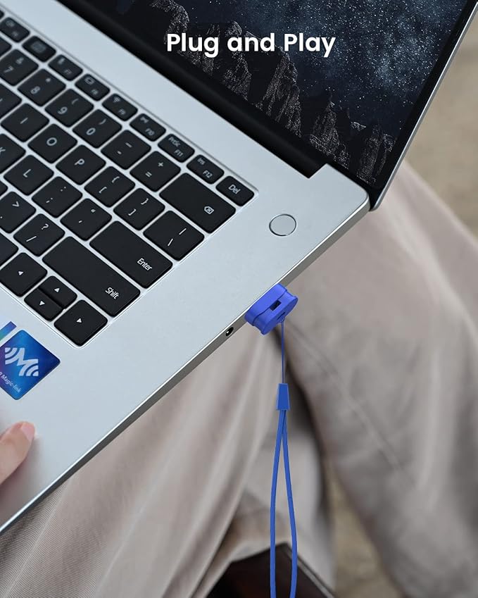 K&ZZ 32GB USB Flash Drive 3.0 with Lanyard 2 Pack 32 GB USB 3.0 Thumb Drive Ultra High Speed Small Memory Stick 32GB USB Drive Pendrive, Blue