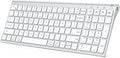 iClever BK10 SE Bluetooth Keyboard for Mac, Multi-Device Slim Wireless Keyboard with Numeric Keypad, Standard Full-Size Keys, USB-C Rechargeable, Compatible with iPad Windows iOS Android