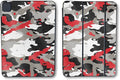 Glossy Glitter Skin Compatible with Apple Smart Folio for iPad Pro 11-inch (M4/M5) 2025 - Red Camo - Premium 3M Vinyl Protective Wrap Decal Cover | Crafted in The USA by MightySkins