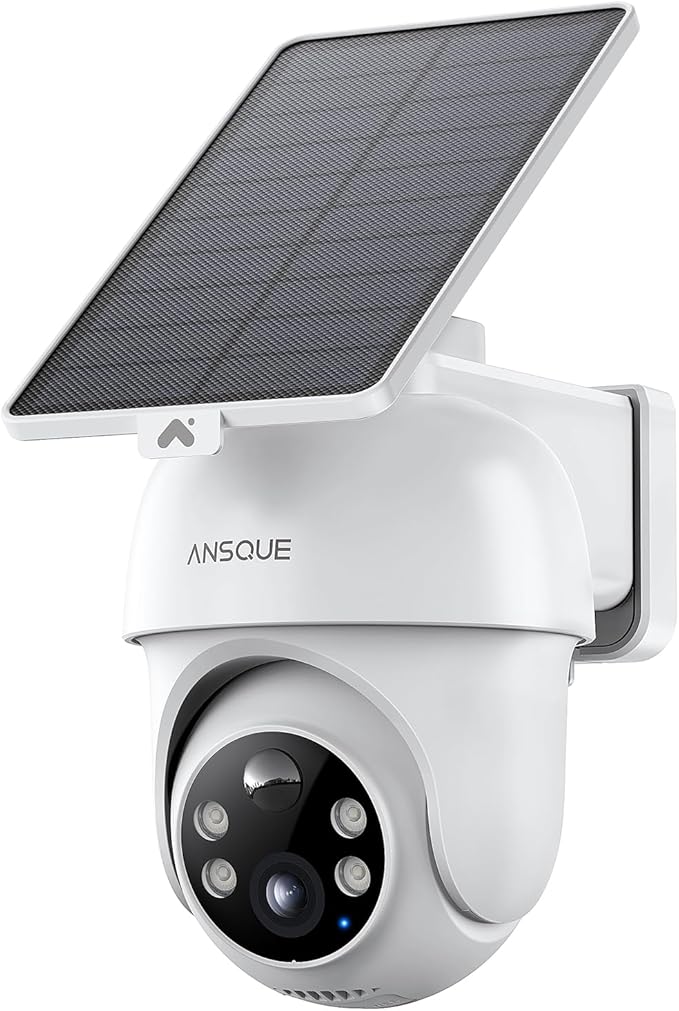 ANSQUE 2026 Upgraded GU01 Add-on Camera, Requires AnsqueBase, Applies Only to 2-Cam Kit / 4-Cam Kit, Up to 6 Cameras Connected to 1 AnsqueBase