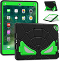 AKABEILA Compatible with Apple iPad 9.7 5th/6th(2017/2018)/iPad Air 2/iPad Pro 9.7 Tablet Case，Lightweight Shockproof Rugged Protective Cover with Kickstand for Kids Children Boys Babies Dark Green