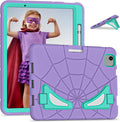 AKABEILA Compatible with Apple iPad Air 11(2026)M4/iPad Air 11(2024)/iPad Air 11(2025)M3 11 inch Tablet Case，Lightweight Protective Cover with Kickstand for Kids Children Boys Babies Purple Mint Green
