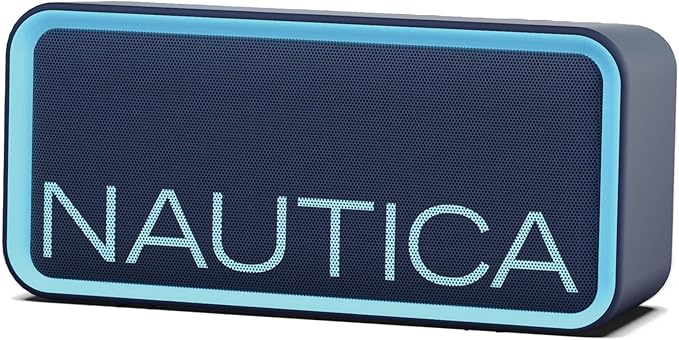 Nautica Urban SP100 True Wireless Outdoor Speaker, Portable IPX5 Waterproof Bluetooth Speaker with 2-Hour Quick Charge & 30-Day Standby, Perfect for Camping, Beach, Backyard & Travel