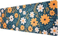 Yellow Flowers Mouse Pad,Large Mouse Pad, Soft Rubber Base, Non-Slip Surface,31.5x11.8x0.12inch Long Computer Keyboard Mouse Mat,Office Desk Mat,Gaming Mousepad