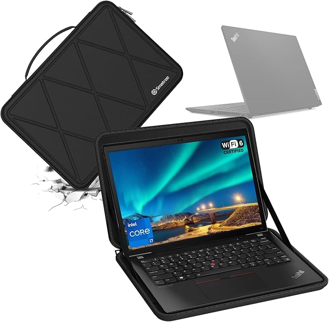 Smatree Hard EVA Protective Sleeve Compatible for 14inch Lenovo ThinkPad X9 14 Aura Edition Copilot+PC,for 14inch Yoga Book 9i,for 13inch ThinkPad X13 Yoga Gen 3/2,for 13inch Yoga6 Gen 8/7 Case(X8033)