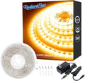 RadiantFlux 20 ft Led Light Strip Warm Indoor Decoration, Small Dimmable LED Lights Strip, 360 LEDs, Super Bright LED Tape Rope Lights for Living Room, Bedroom, Kitchen, Vanity Mirror