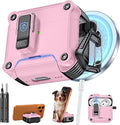 Inesore Compatible with AirPods 4 Generation Case,Secure Lock & Phone Stand Design,Compatible with MagSafe,Automatic Snap Switch Secure Cover for New AirPods 4th (2024)-Pink