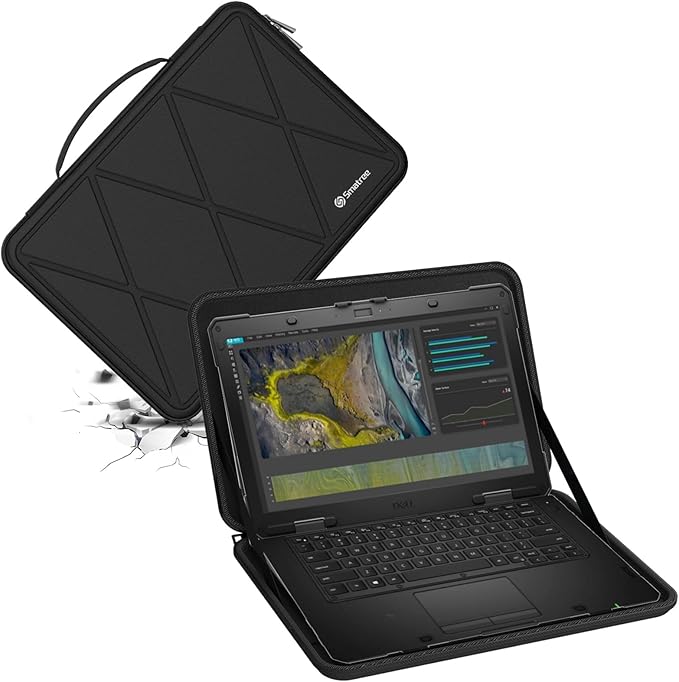 Smatree Hard EVA Protective Sleeve Case Compatible for 14 inch Dell Pro Rugged 14 Laptop, for 14inch Latitude 5430 Rugged Laptop, 14 inch DELL Computer Sleeve Bag (X8260)