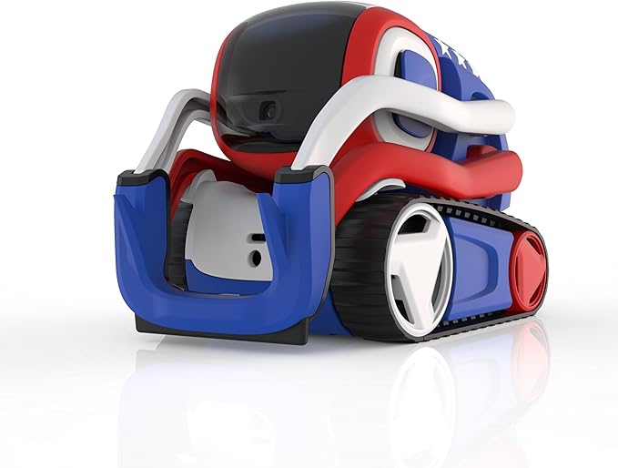 Anki Vector 2.0 AI ChatGPT Connected Robot Companion – Smart Autonomous Home Robot with Face Recognition and Voice Conversations - ChatGPT Subscription Required (Red, White & Blue)