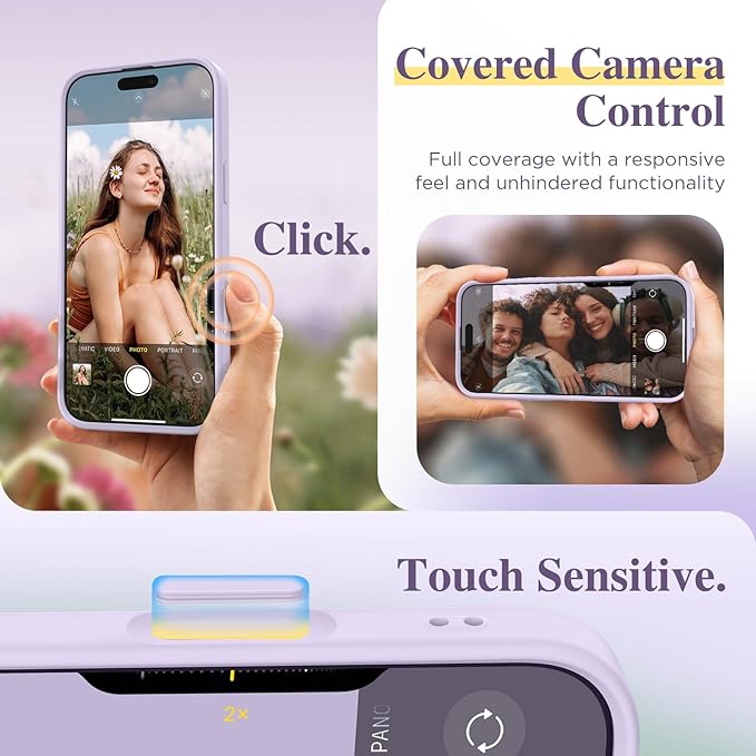 GVIEWIN for iPhone 16 Pro Max Case Compatible with MagSafe, [Military Grade Protection] [Screen Protector] Full Camera Protection Floral Translucent Women Magnetic Phone Case, Floratopia/Colorful
