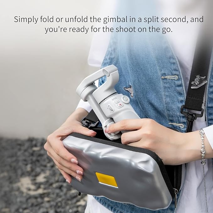 Zhiyun Smooth Q4 Gimbal Stabilizer for Smartphone,3-Axis Gimbal for iPhone Android Cellphone,Built-in Extension Rod,Portable and Foldable,Vlogging Stabilizer,TikTok YouTube Video