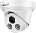 4MP PoE IP Camera Outdoor with Human/Vehicle Motion Detection and Built-in Mic, 118° Wide Angle, 2.8mm lens,98ft Night Vision 24/7 Full Color Recording POE Camera, IP67,Compatible with Blue Iris