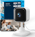 GNCC 2K Indoor Security Camera for Home, Pet Camera with Dual-Band WiFi, Mini Dog Cam with Phone App, Motion Detection, Works w/Alexa, Cloud & SD Card Storage, Fixed View, Plug-in, GC4