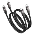 USB C Monitor Display Cable 4K@144Hz Video, 3FT 2-Pack, USB C 20Gbps Data and Power 100W PD Fast Charging Cord, USB 3.2 Cable for Car Carplay,Docking Station, Portable Monitor, VR, Phone, Laptop,SSD