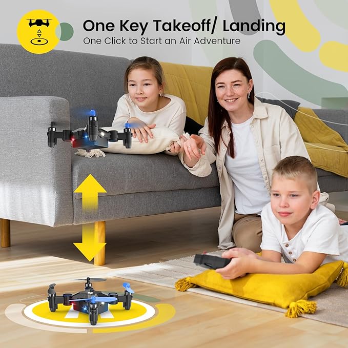 Holy Stone HS190 Foldable Mini Drone for Kids Beginners, Blue