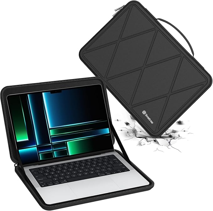 Smatree Hard EVA Protective Sleeve Case Compatible for 16.2 inch MacBook Pro M4 2024/2023/2022/2021, for 16.2 inch MacBook Pro A3403/A3186/A2485/A2991/A2780 Sleeve (X8283T)