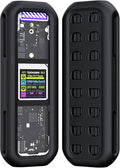 DOCKCASE Resilient Silicone Case Full-Body Protective Case Designed for DOCKCASE M.2 PLP SSD Enclosure and Explorer Edition M.2 NVMe SSD Enclosure [Space Gray]
