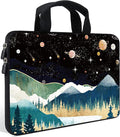 AMARY Laptop Sleeves 11.6" 12" Laptop Handle Bag Neoprene Notebook Carrying Pouch Chromebook Sleeves case Ultrabook Case Tablet Cover Fit Apple MacBook Air HP DELL Lenovo Asus (Mountains Galaxy)