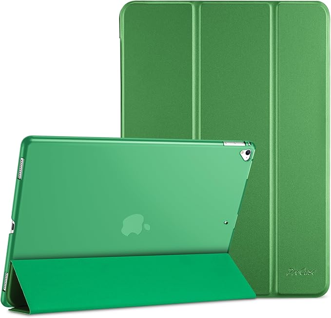 ProCase Smart Case for iPad Pro 12.9 Inch 1st and 2nd Generation (2015 and 2017 Model), Stand Cover Support Auto Sleep/Wake -Green