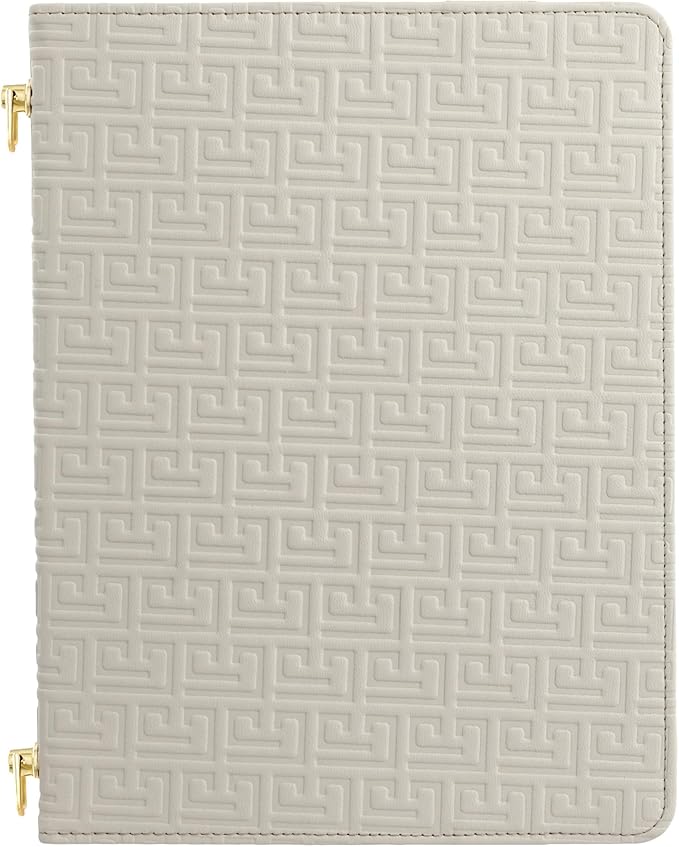 Handbag Case for iPad Pro 13-inch M5 2025/M4 2024, Techcircle Elegant Crossbody PU Leather Folio Envelope Pocket Stand Cover with Hand Strap+Shoulder Strap+Pencil Holder+Card Slots, Off-White