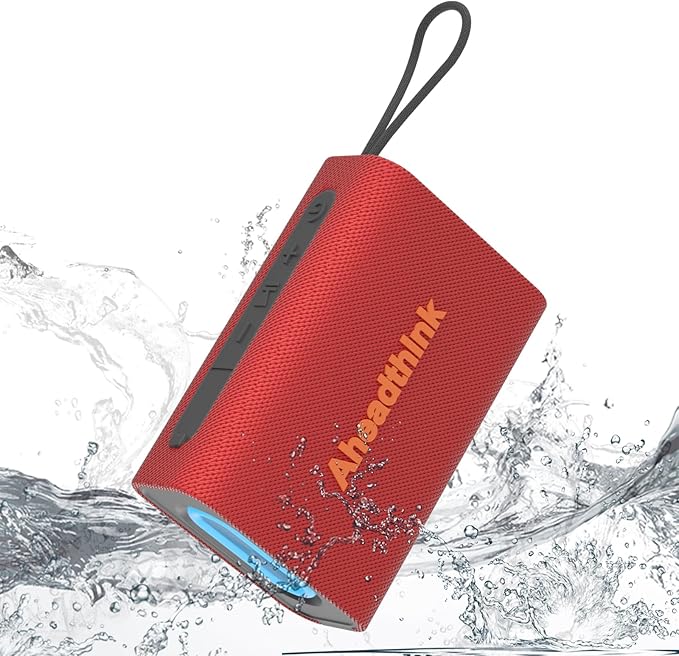 Bluetooth Speaker, Portable Wireless, IPX5 Waterproof, Bluetooth 5, RGB Color Lights, Loud Stereo Sound, Bass, TWS Pairing, for Party, Home, Outdoor, Traveling.