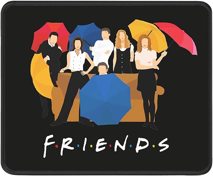 Friends Merchandise Mouse Pad for Desk, Computer or Gaming Mousepad, Friends Merch Mouse Mat, Funny Friends Gifts for Coworkers, Friends, Families or Friends TV Show Fans