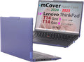 mCover Hard Case ONLY Compatible for 2024-2025 14" Lenovo ThinkPad T14 Gen 5 / Gen 6 Windows Notebook PC (with 180° Hinge, NOT Fitting Any Other Lenovo Models)- Blue