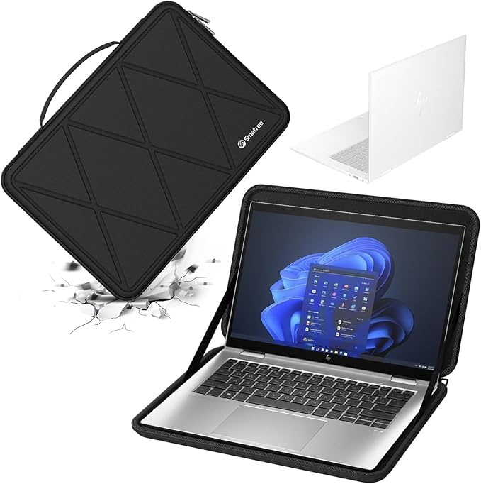 Smatree Hard EVA Protective Sleeve Case Compatible for 13.3 inch HP Elite x360 830 G11 2-in-1 Notebook PC, for HP Envy X360 13, for EliteBook 830 G11/G10/G9/EliteBook 835 Laptop Sleeve (X8032)