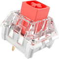 Kailh Box Red Switches for Mechanical Keyboard,3-Pin 45gf Linear/Factory Lubed/Dust&Waterproof Switches(Kailh Box Red,72Pcs)