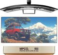 MPCO. Original Large Gaming Desk Mat – 36" x 17" Duraglyde Manga Motors Osakas-Overlander Full Desk Mouse Pad for Smooth Precision – Non-Slip, Washable Extra-Large PC Mouse Pad for Gaming Sessions