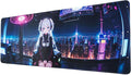 Anime Mouse Pad,Large Mouse Pad, Soft Rubber Base, Non-Slip Surface,31.5x11.8x0.12inch Long Computer Keyboard Mouse Mat,Office Desk Mat,Gaming Mousepad. (Cybergirl)