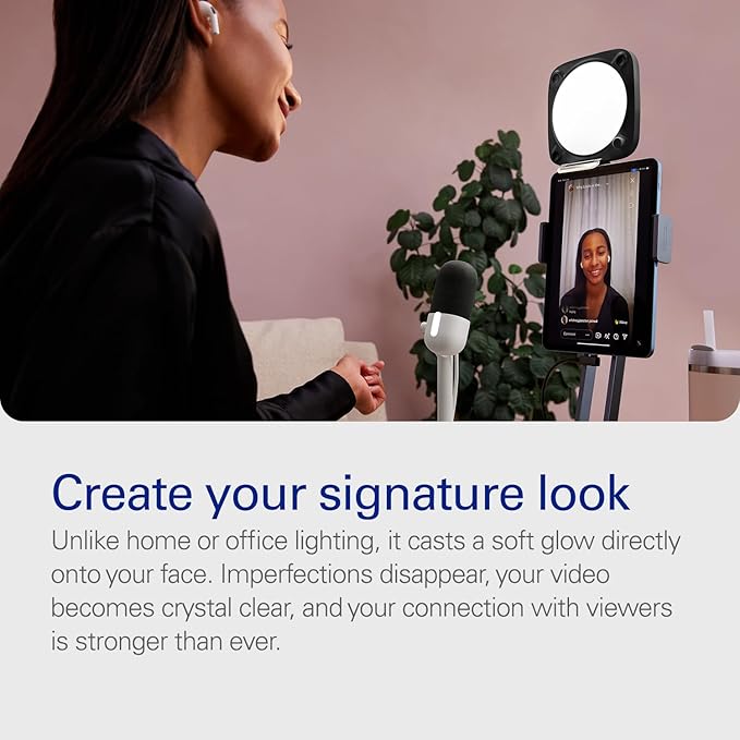 Elgato Key Light Neo (Black) – Professional Video Call Light, No Glare, Adjustable Monitor Mount, Manual or Wi-Fi Control, Office/Streaming, Teams/Zoom/Slack/Twitch/YouTube – Laptop, PC, Mac
