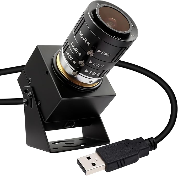 SVPRO 1080P 120fps High Speed USB Camera,12 Megapixels 4K Glof Swing Webcam Manual Focus with 3X Optical Zoom,Industrial Lightburn Cam UVC Plug and Play for Computer Laptop Raspberry Pi