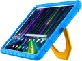 for iPad Pro 12.9 Case 3rd 4th 5th 6th Generation with Pencil Holder & 360° Rotating Handle Stand, New Cute Rugged Cover for iPad Pro 12.9 inch 2022/2021/2020/2018 - Blue