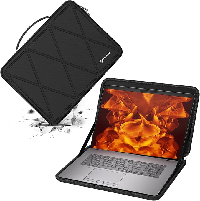 Smatree Hard EVA Protective Sleeve Case Compatible for 18 inch HP ZBook Fury G1i, Anti-Shock and Waterproof Laptop Bag (X8326)