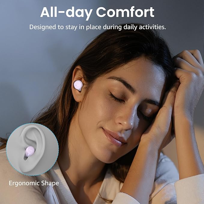 TOZO A1 Wireless Earbuds Bluetooth 5.3 Light Weight in Ear IPX5 Waterproof Headphones 2 Mic for AI Calls, Immersive Premium Sound Bass Headset with Charging Case, 32 Presets EQ Customization via App