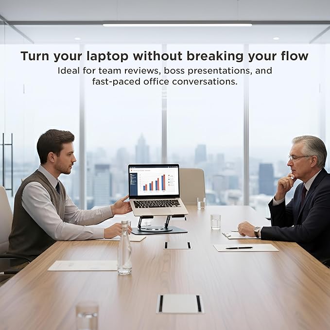Uncaged ERGONOMICS Swivel Laptop Stand 2.0
