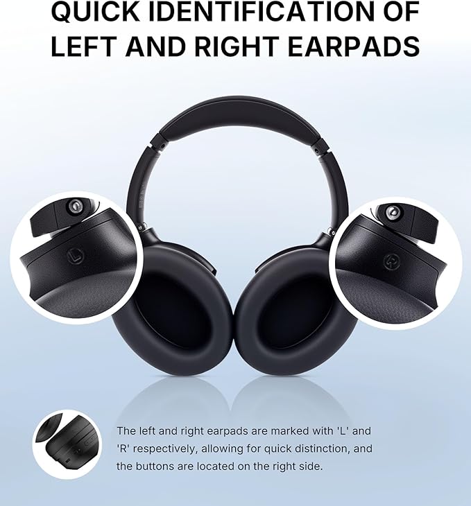 Edifier WH700NB Pro Wireless Over-Ear Headphones with Active Noise Cancellation, Hi-Res Audio, Bluetooth V5.4, Multi-Point Connection, Al Clear Calls, Fast Charging, Foldable - Ivory
