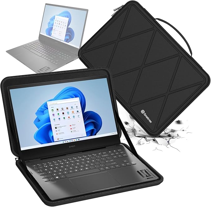 Smatree Hard EVA Protective Sleeve Compatible for 16 inch HP OMEN 16-am0065nr/ Slim 16t-an000/MAX 16t-ah000/16z-ak000, for OMEN Transcend 16, for 16.1 inch HP OMEN Transcend 16t-u100/u000 Case (X8306)