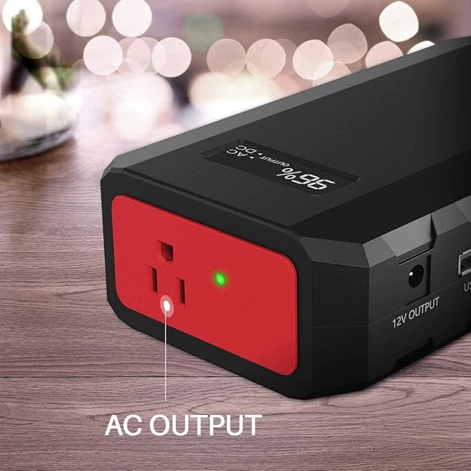 SinKeu 24000mAh Portable Power Bank with AC Outlet, 88.8Wh Portable Laptop Charger, Portable Power Station Outdoor Generators Portable for Home Backup Outdoor Emergency