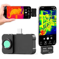 2025 Upgraded Thermal Imaging Camera for Android & iOS, 512 x 384 Super Resolution with Macro Lens, 25HZ, Professional Grade Infrared Thermal Camera for Industrial, Home, PCB Detection
