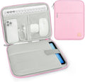 Dadanism 9-11 Inch Tablet Sleeve Padded Carrying Case for iPad (A16) 11th Gen 11", iPad 10th Gen 10.9", iPad Air M4/Pro M5 11", iPad Air 5/4, iPad 9/8/7th Gen, Galaxy Tab A11+ Plus 11", Flowers Pink