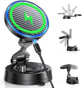 OANDYS for MagSafe Car Mount Charger 15W Fast Wireless Charging Magnetic Car Phone Holder, 82+LBS Strongest Suction, 3200gf Strongest Magnetic,360°Rotatable Stand for iPhone 17-12 Pro Max Plus Air